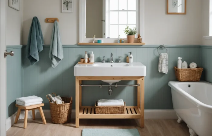 salle de bain montessori